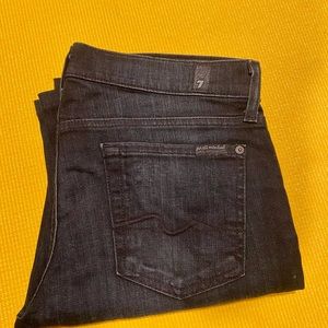 Seven jeans - dark like brand new.